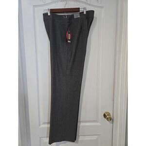 Investments Black/White Park Ave Fit 12 L Dress Pants NWT Dillard's Office Wear